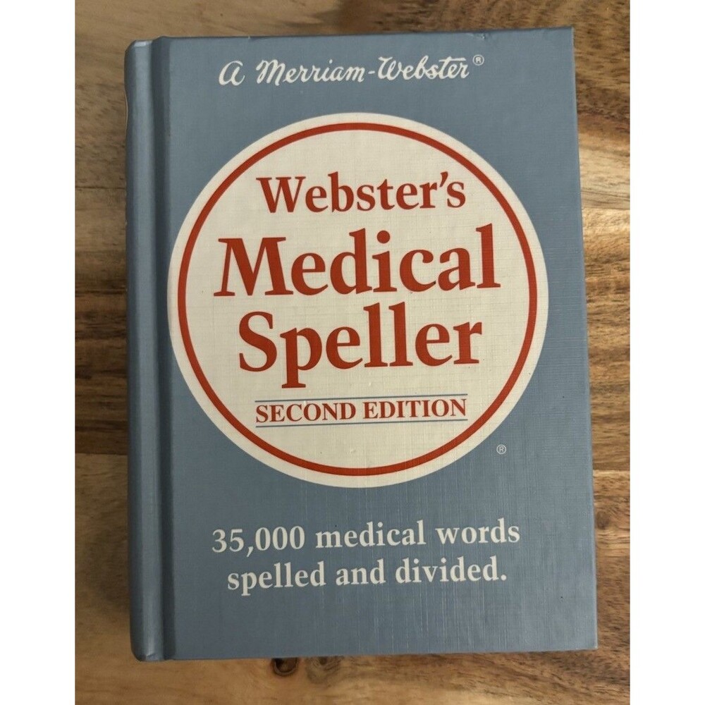 Websters Medical Speller - Hardcover By Merriam-Webster